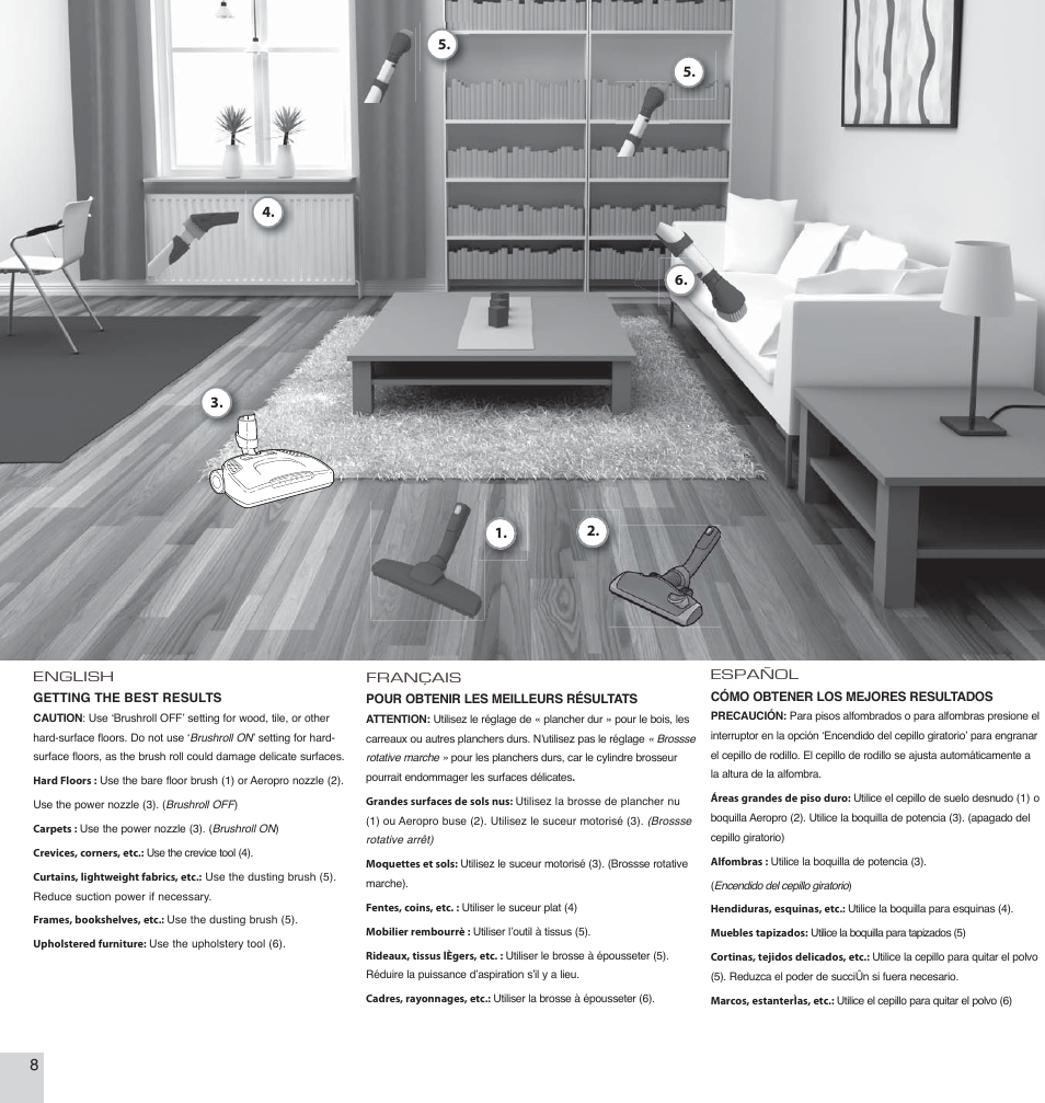 Electrolux EL7066A User Manual | Page 8 / 16