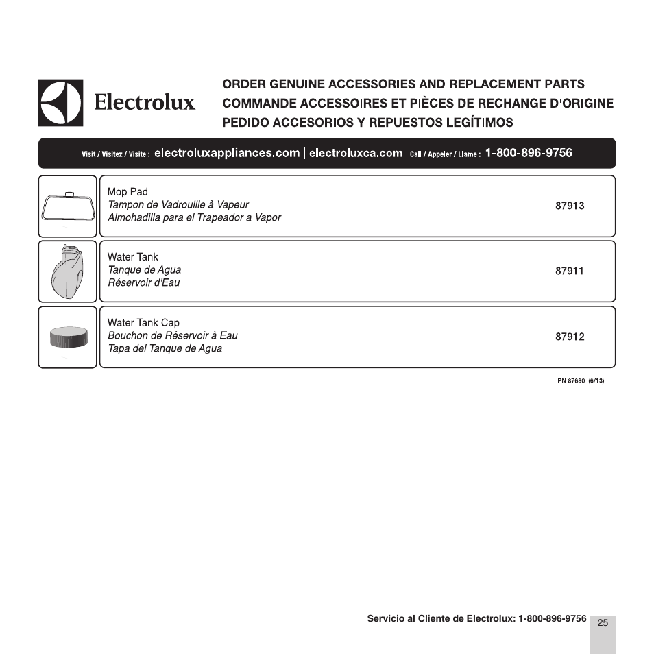 Electrolux EL9010A User Manual | Page 27 / 28