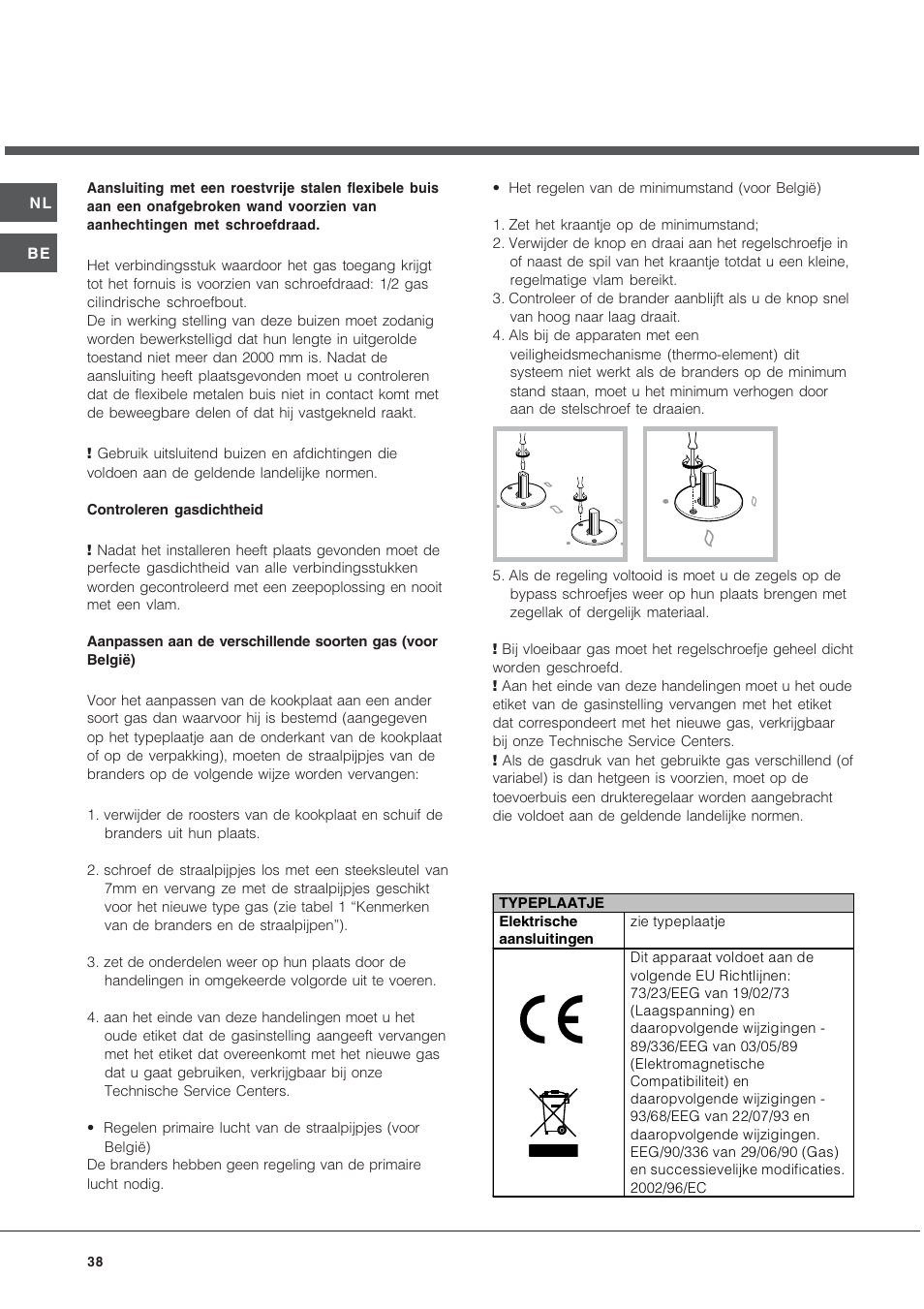 Hotpoint Ariston TD 640 S (ICE) IX-HA User Manual | Page 38 / 56