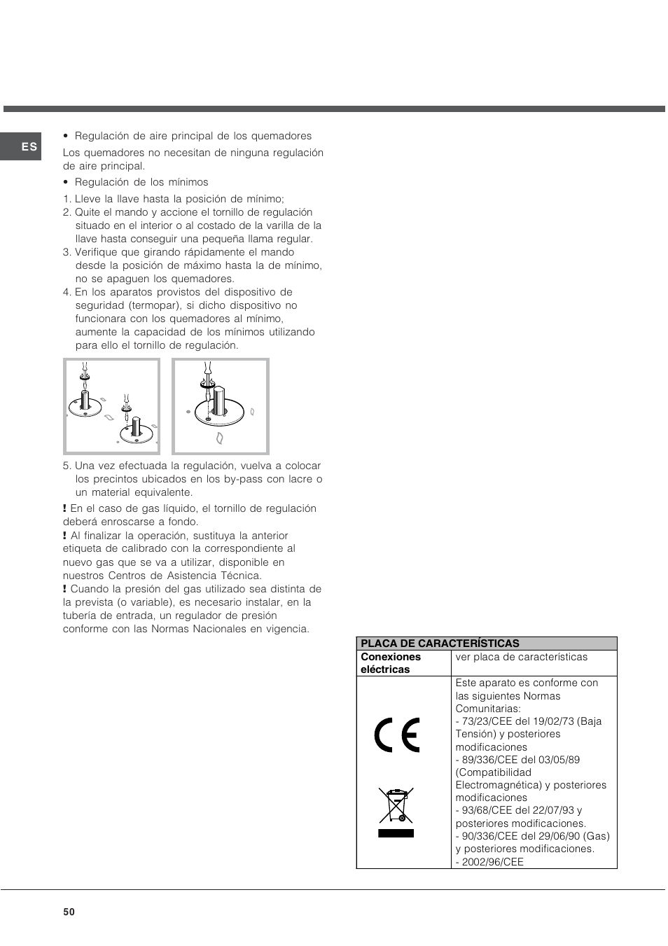 Hotpoint Ariston TD 640 S (ICE) IX-HA User Manual | Page 50 / 56