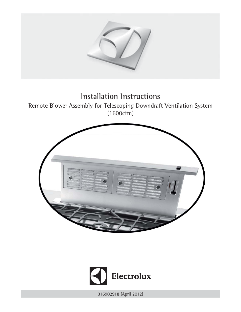 Electrolux EI16DDPRKS User Manual | 16 pages