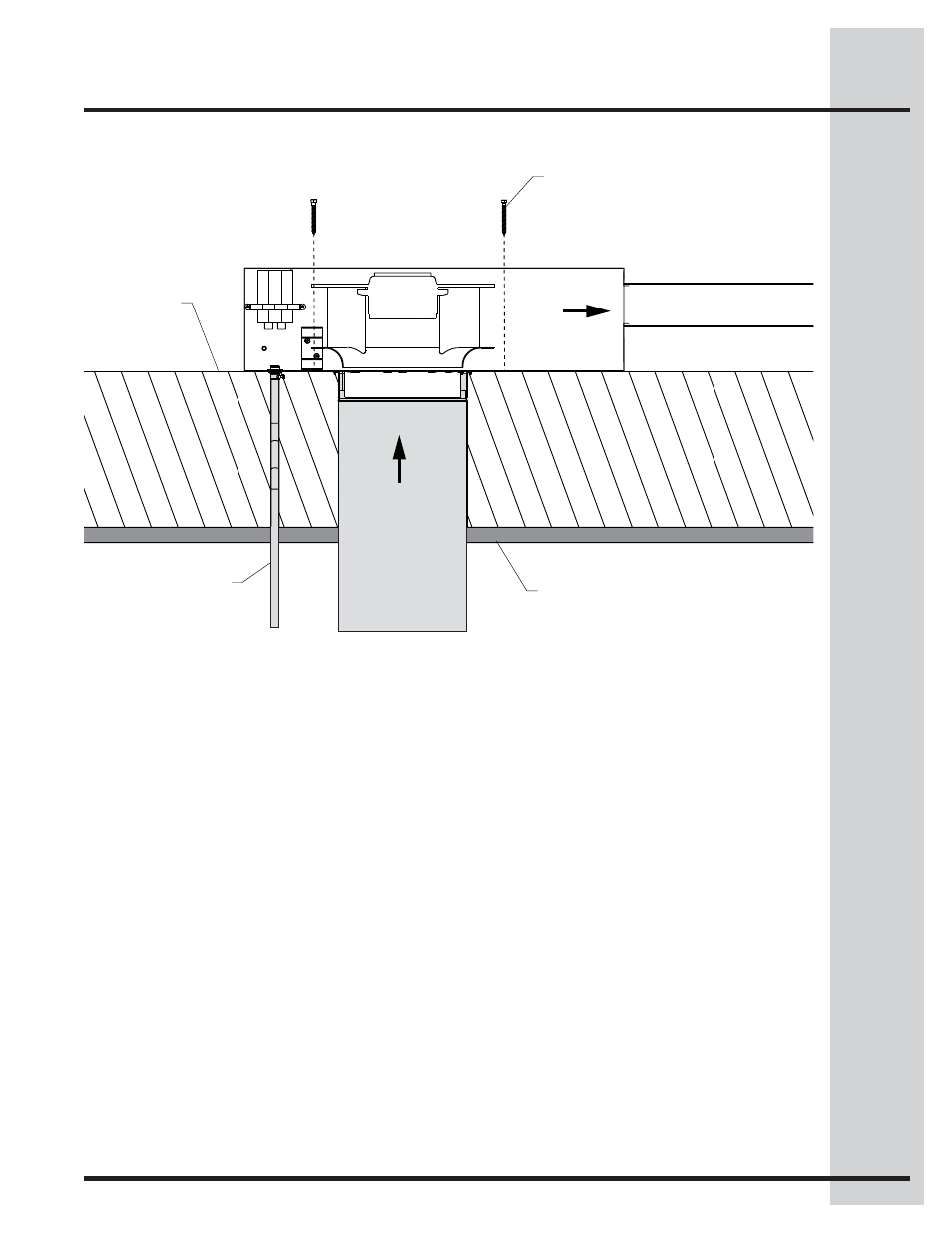 Installation on ceiling joists | Electrolux EI16DDPRKS User Manual | Page 11 / 16