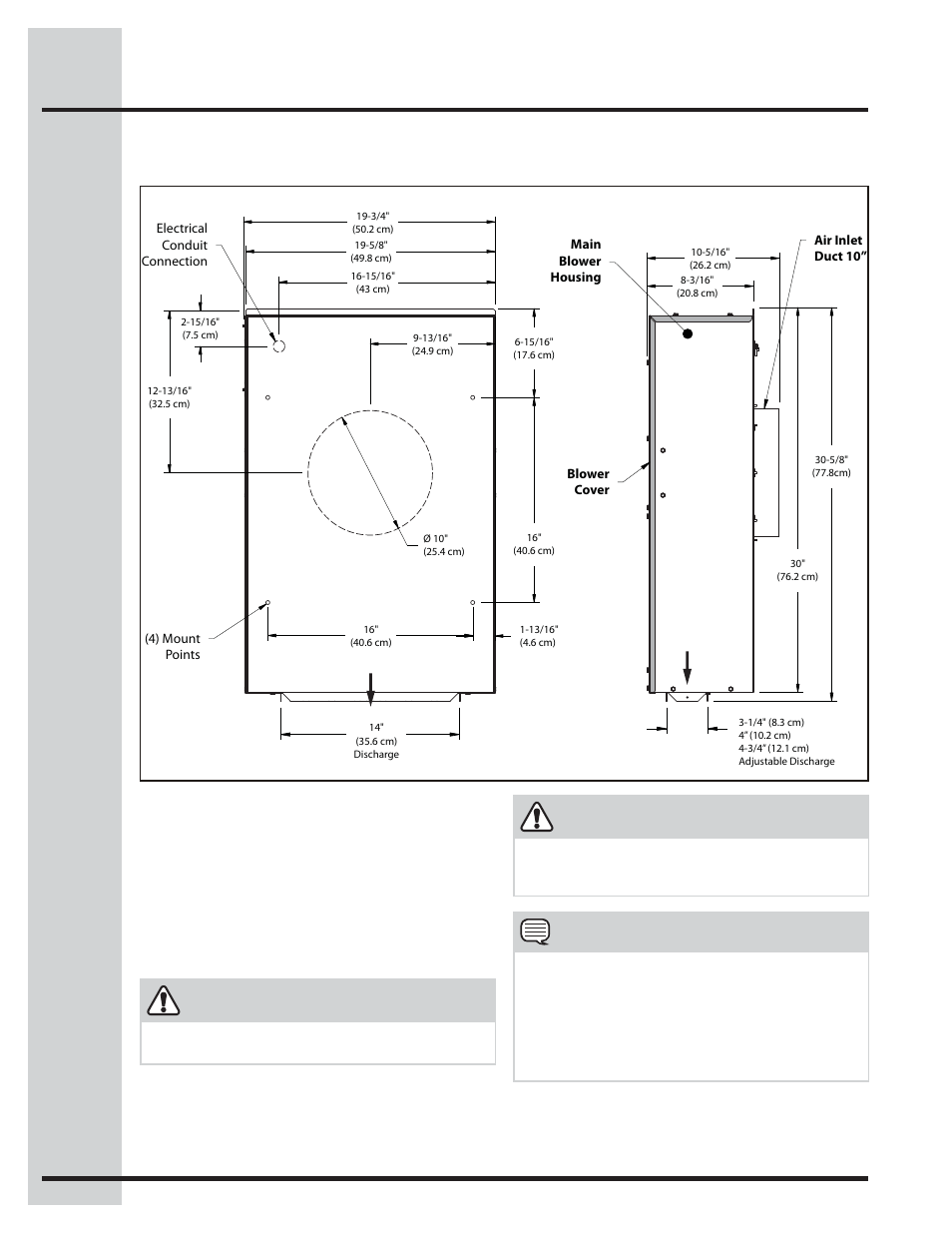 Dimensions, Important, List of included parts for model ei16ddprks | Hardware needed, Specifi cations and dimensions | Electrolux EI16DDPRKS User Manual | Page 6 / 16