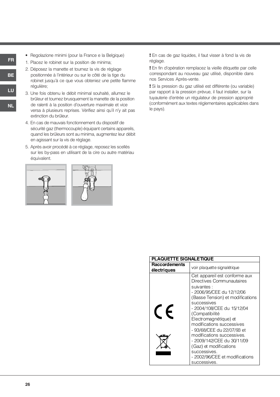 Hotpoint Ariston PF 640 ES (WH)-HA User Manual | Page 26 / 56