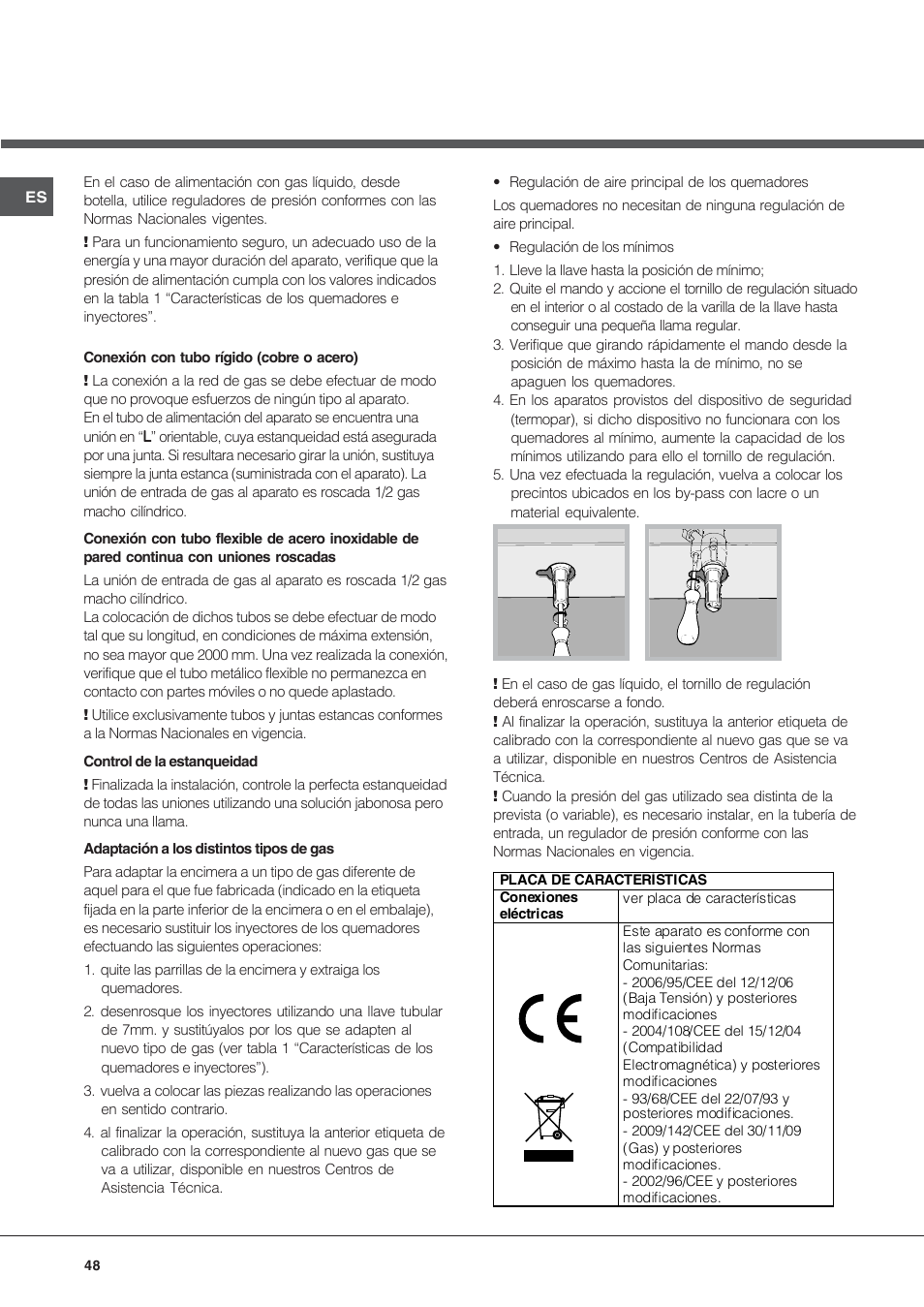 Hotpoint Ariston PF 640 ES (WH)-HA User Manual | Page 48 / 56