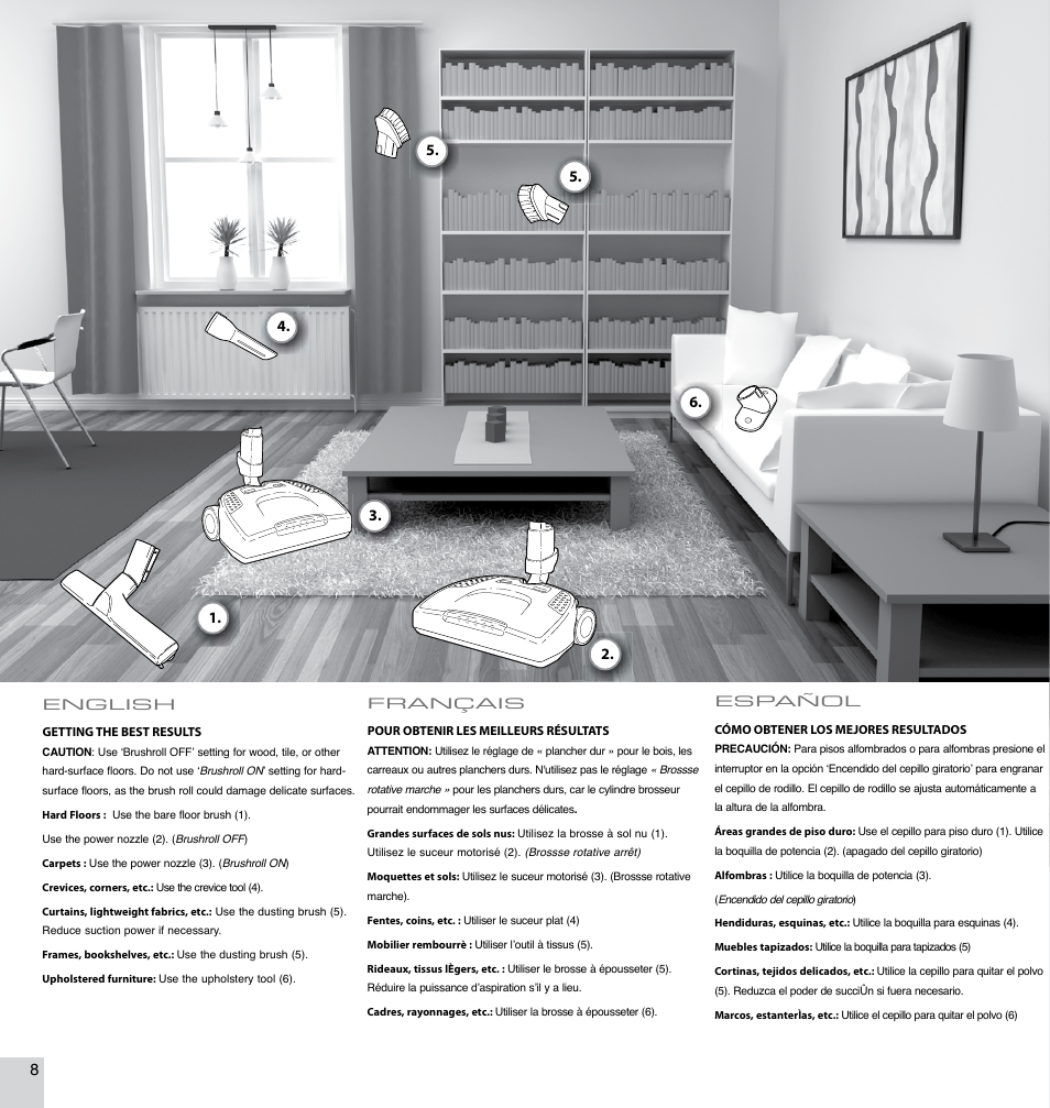 Electrolux EL4300B User Manual | Page 8 / 16
