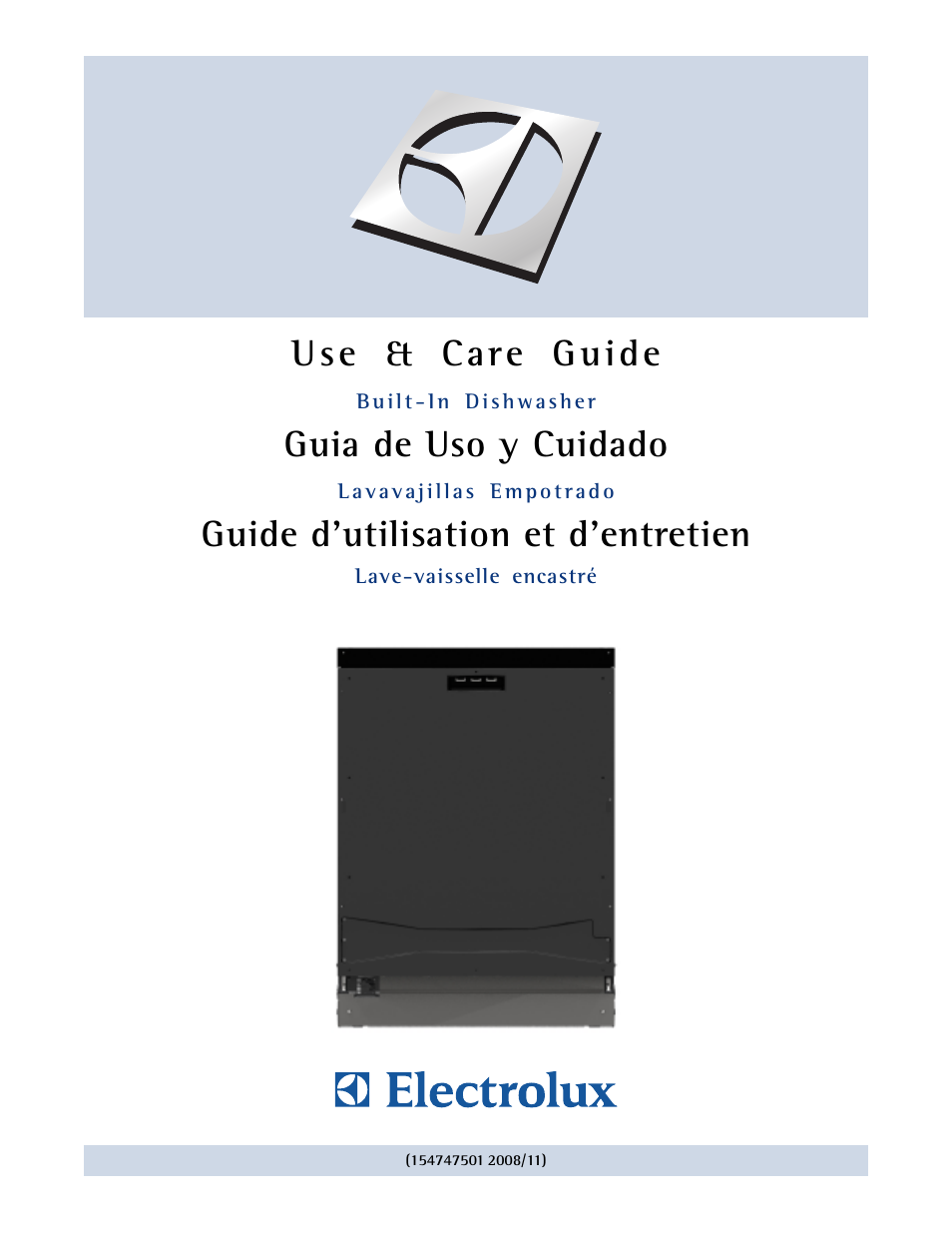 Electrolux EIDW6405HT User Manual | 72 pages