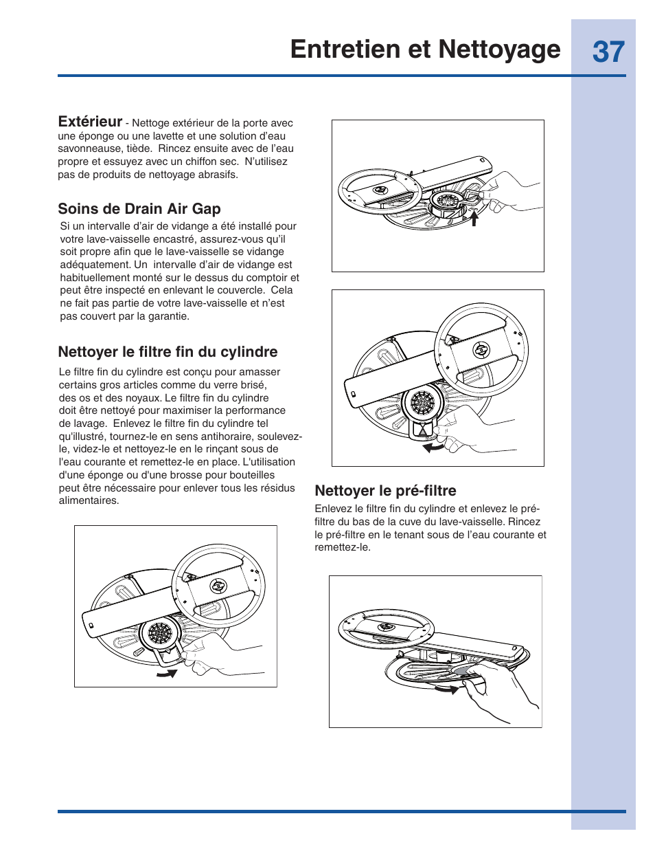 Entretien et nettoyage | Electrolux EI24ID50QS User Manual | Page 37 / 64