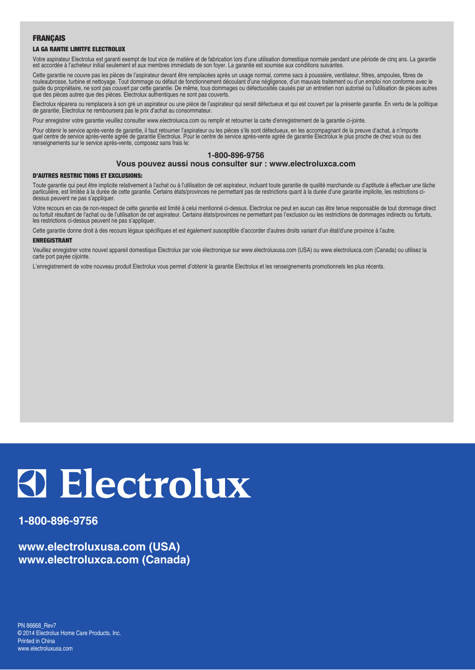 Electrolux EL8807A User Manual | Page 16 / 16