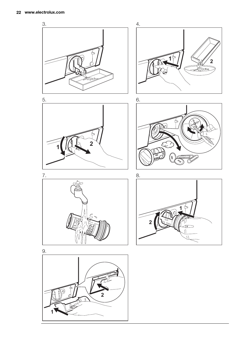 Electrolux EWW1486HDW User Manual | Page 22 / 56