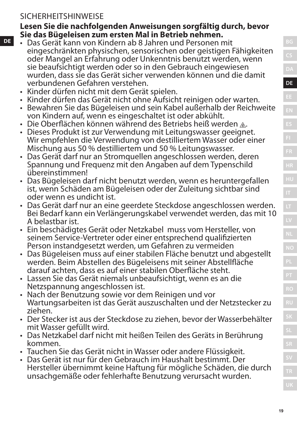 Electrolux EDBS3350 User Manual | Page 19 / 112