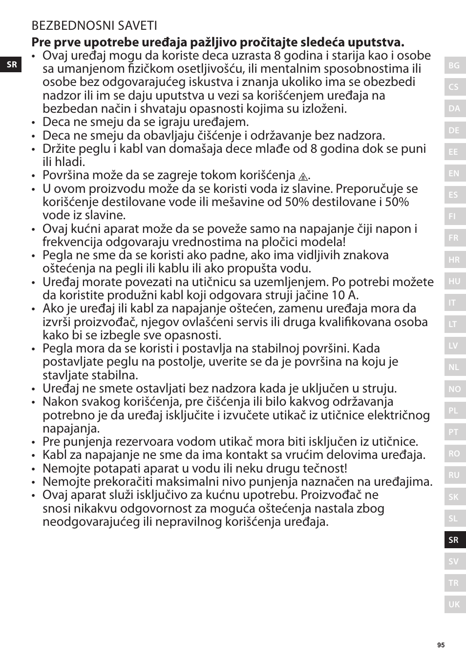 Electrolux EDBS3350 User Manual | Page 95 / 112