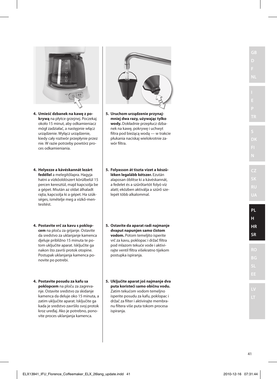 Electrolux EKF5210 User Manual | Page 41 / 60