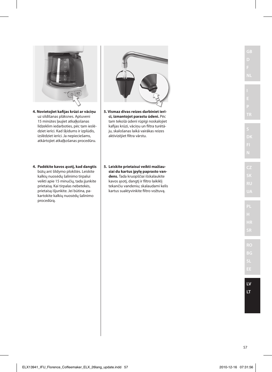 Electrolux EKF5210 User Manual | Page 57 / 60