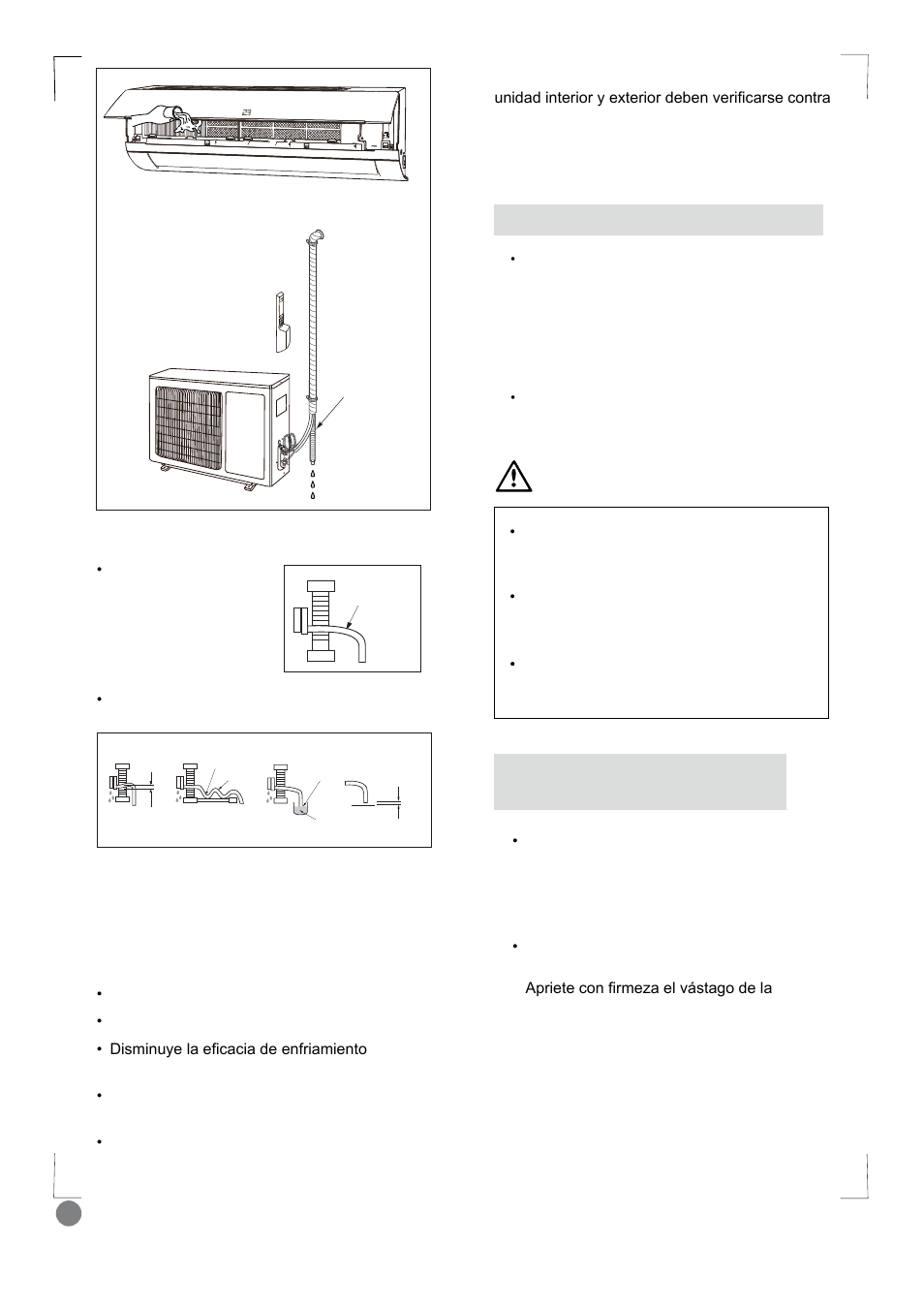 Eco cool - installation manual_l1 v2_108, Precaución | Electrolux EXI18HL1WE User Manual | Page 108 / 136