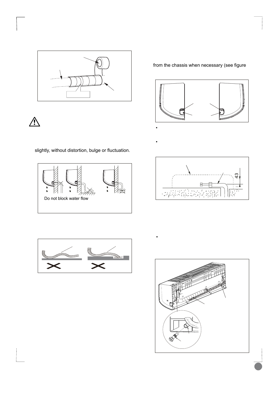 Eco cool - installation manual_l1 v2_ 11, Step 4: installation of indoor unit, Caution | Electrolux EXI18HL1WE User Manual | Page 11 / 136