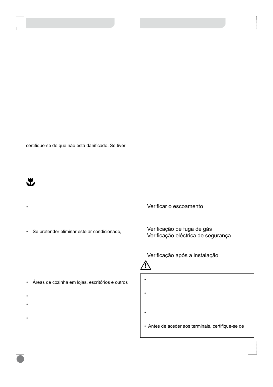 Eco cool - installation manual_l1 v2_112, Índice, Parabéns | Electrolux EXI18HL1WE User Manual | Page 112 / 136