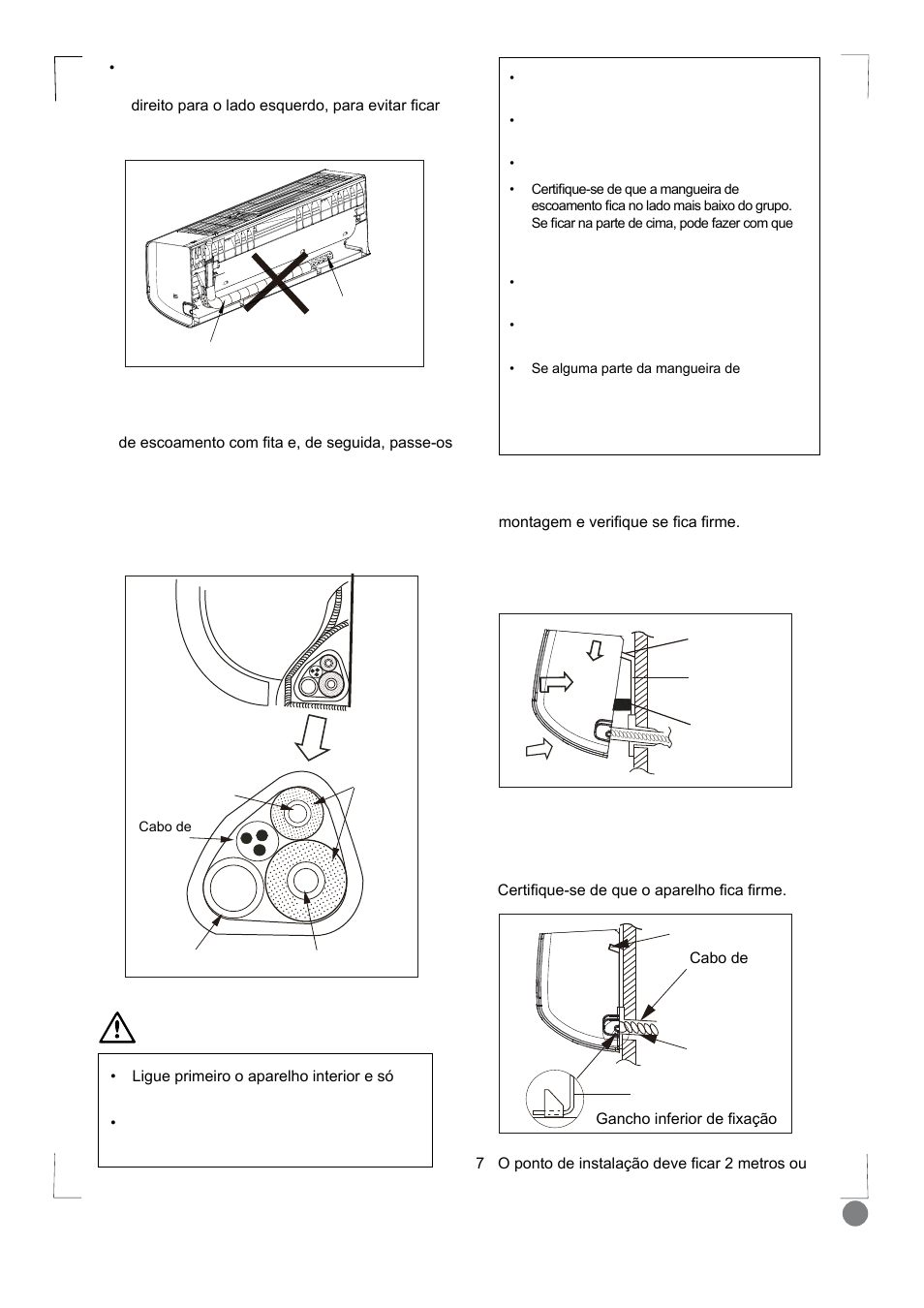 Eco cool - installation manual_l1 v2_123, Atenção | Electrolux EXI18HL1WE User Manual | Page 123 / 136