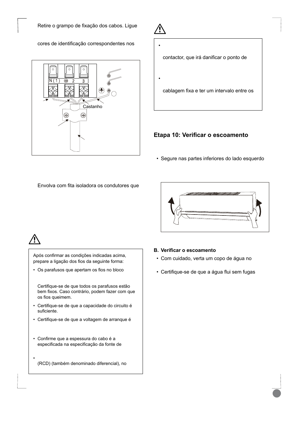 Eco cool - installation manual_l1 v2_129, Wdsd9hul¿fdurhvfrdphqwr, Atenção | Electrolux EXI18HL1WE User Manual | Page 129 / 136