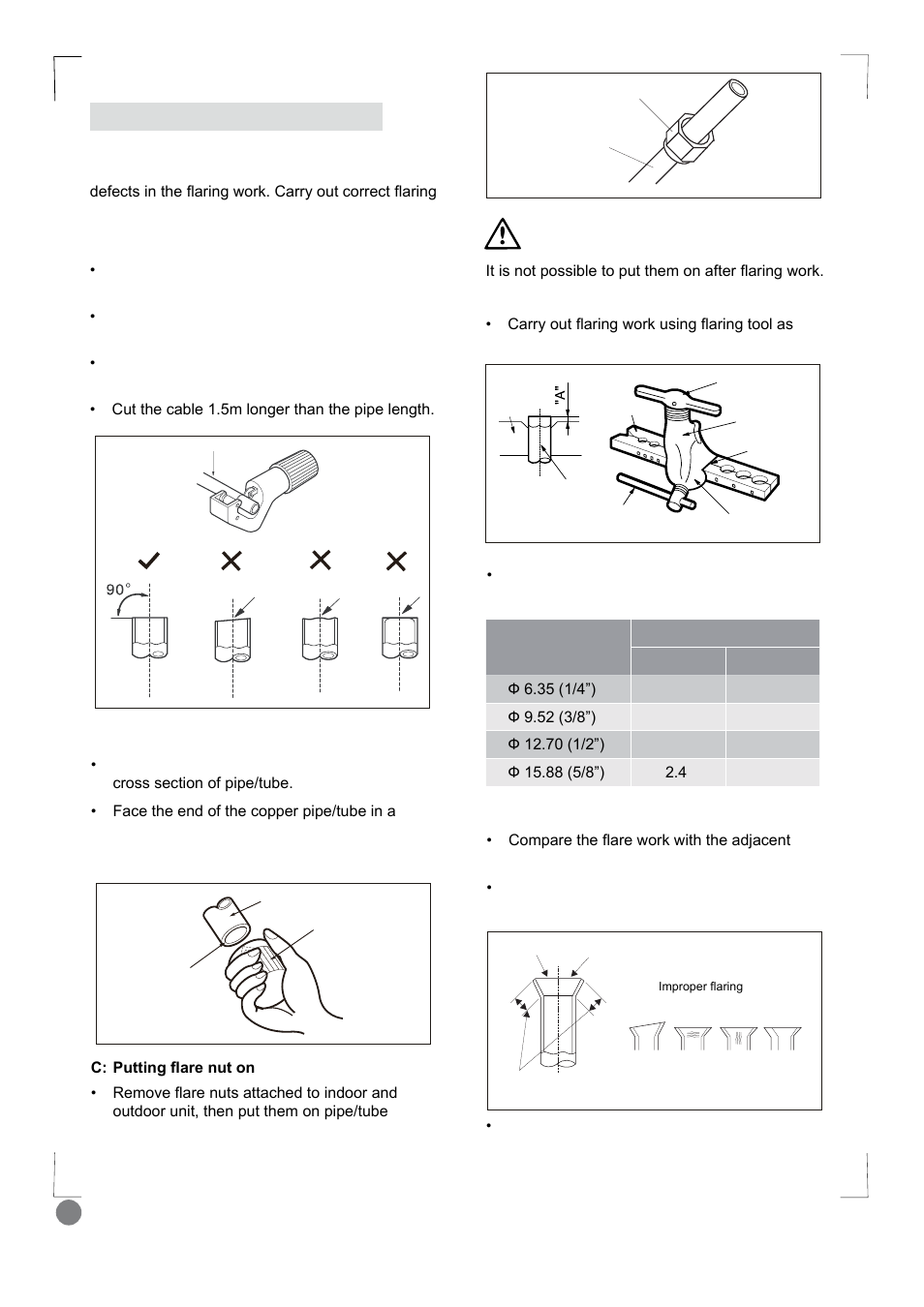 Eco cool - installation manual_l1 v2_ 14, Caution | Electrolux EXI18HL1WE User Manual | Page 14 / 136