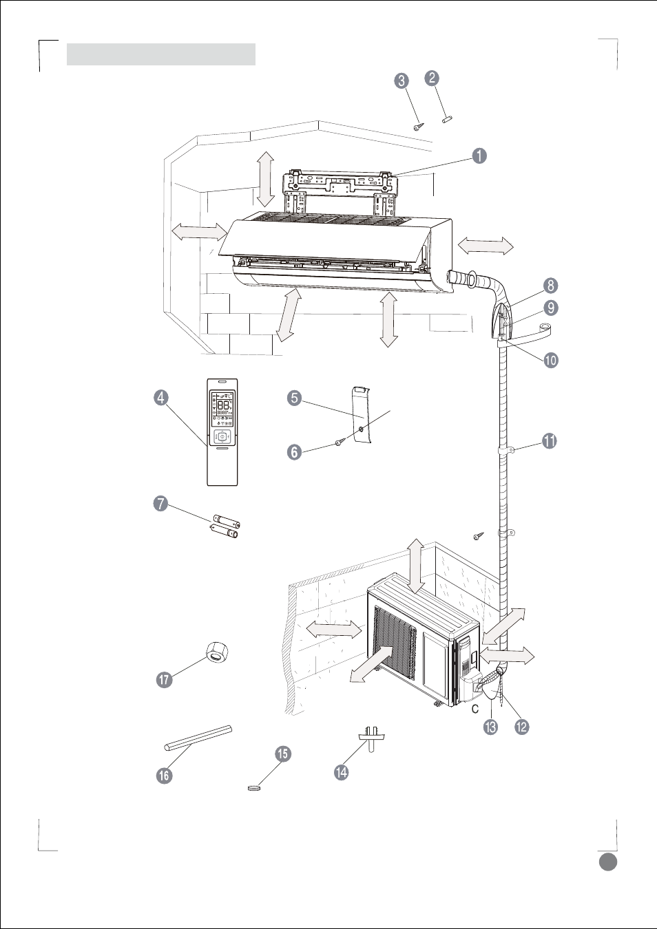 Eco cool - installation manual_l1 v2_ 27, Description de l’appareil | Electrolux EXI18HL1WE User Manual | Page 27 / 136