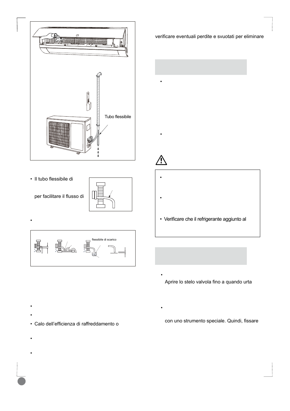 Eco cool - installation manual_l1 v2_ 86, Attenzione | Electrolux EXI18HL1WE User Manual | Page 86 / 136