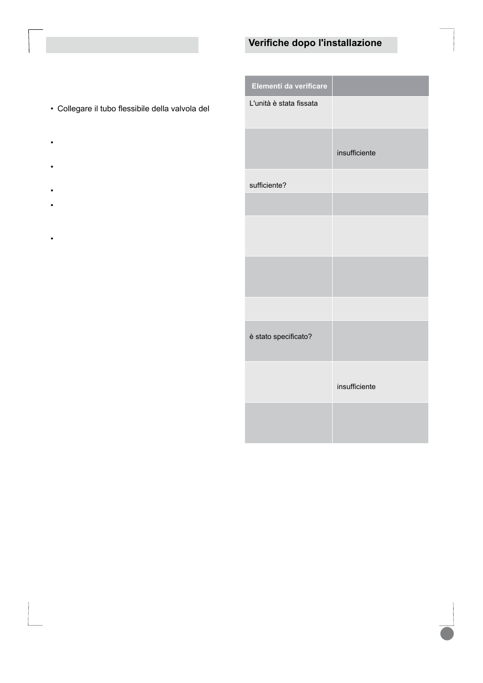 Eco cool - installation manual_l1 v2_ 89, 88 pompaggio 9hul¿fkhgrsro lqvwdood]lrqh | Electrolux EXI18HL1WE User Manual | Page 89 / 136