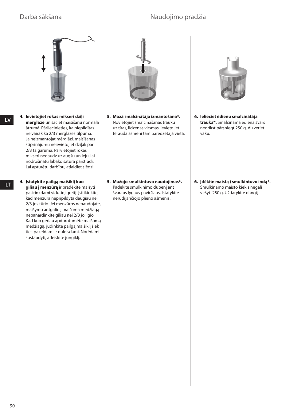 Darba sākšana naudojimo pradžia | Electrolux ESTM6200 User Manual | Page 90 / 96