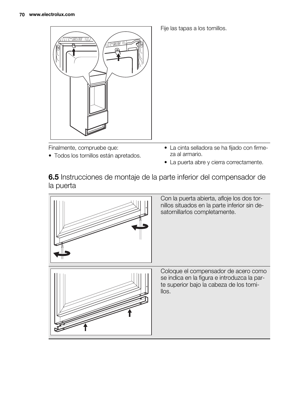 Electrolux ERW3313AOX User Manual | Page 70 / 76