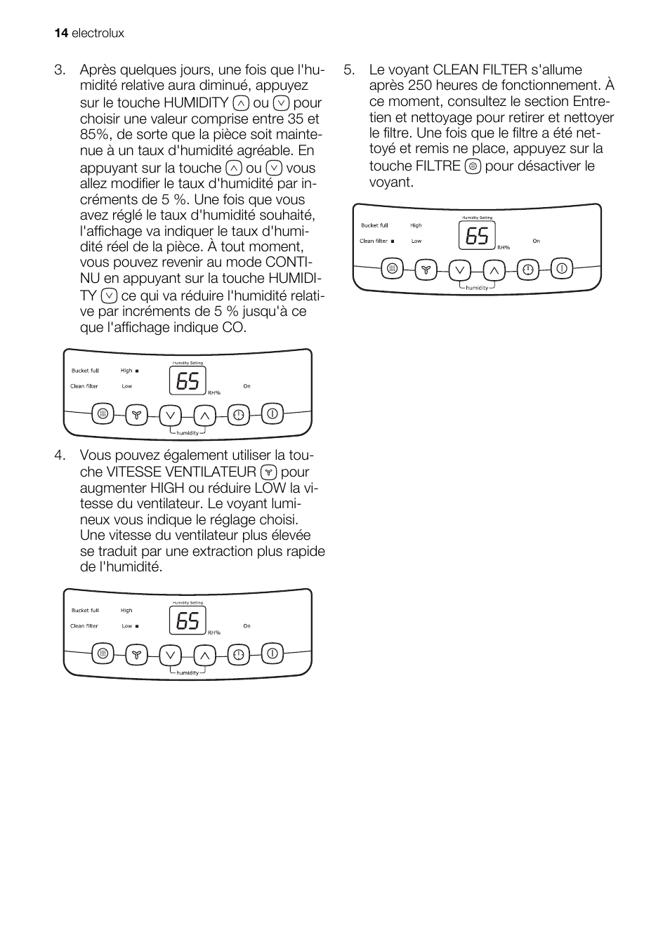 Electrolux EXD15DN3W User Manual | Page 14 / 80