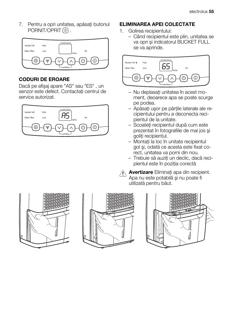Electrolux EXD15DN3W User Manual | Page 55 / 80
