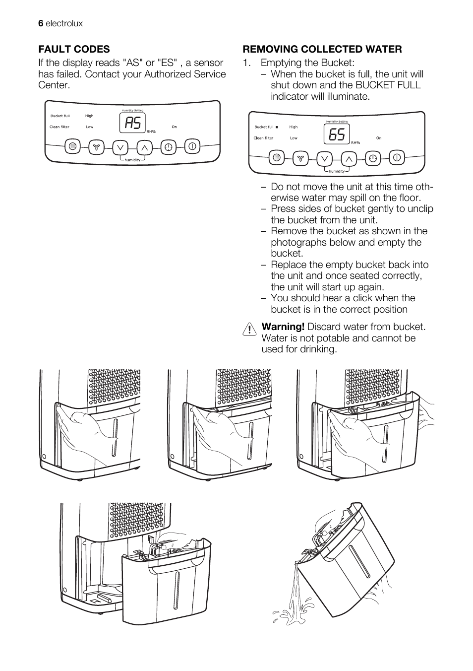 Electrolux EXD15DN3W User Manual | Page 6 / 80