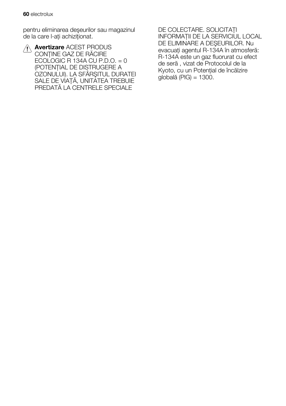 Electrolux EXD15DN3W User Manual | Page 60 / 80