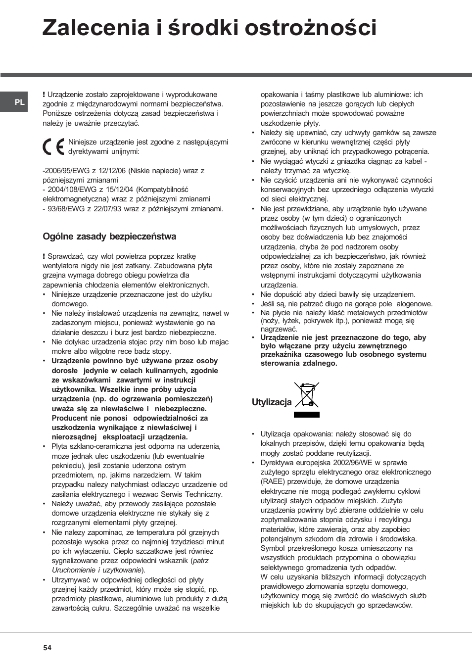 Hotpoint Ariston KRM 640 X User Manual | Page 54 / 72