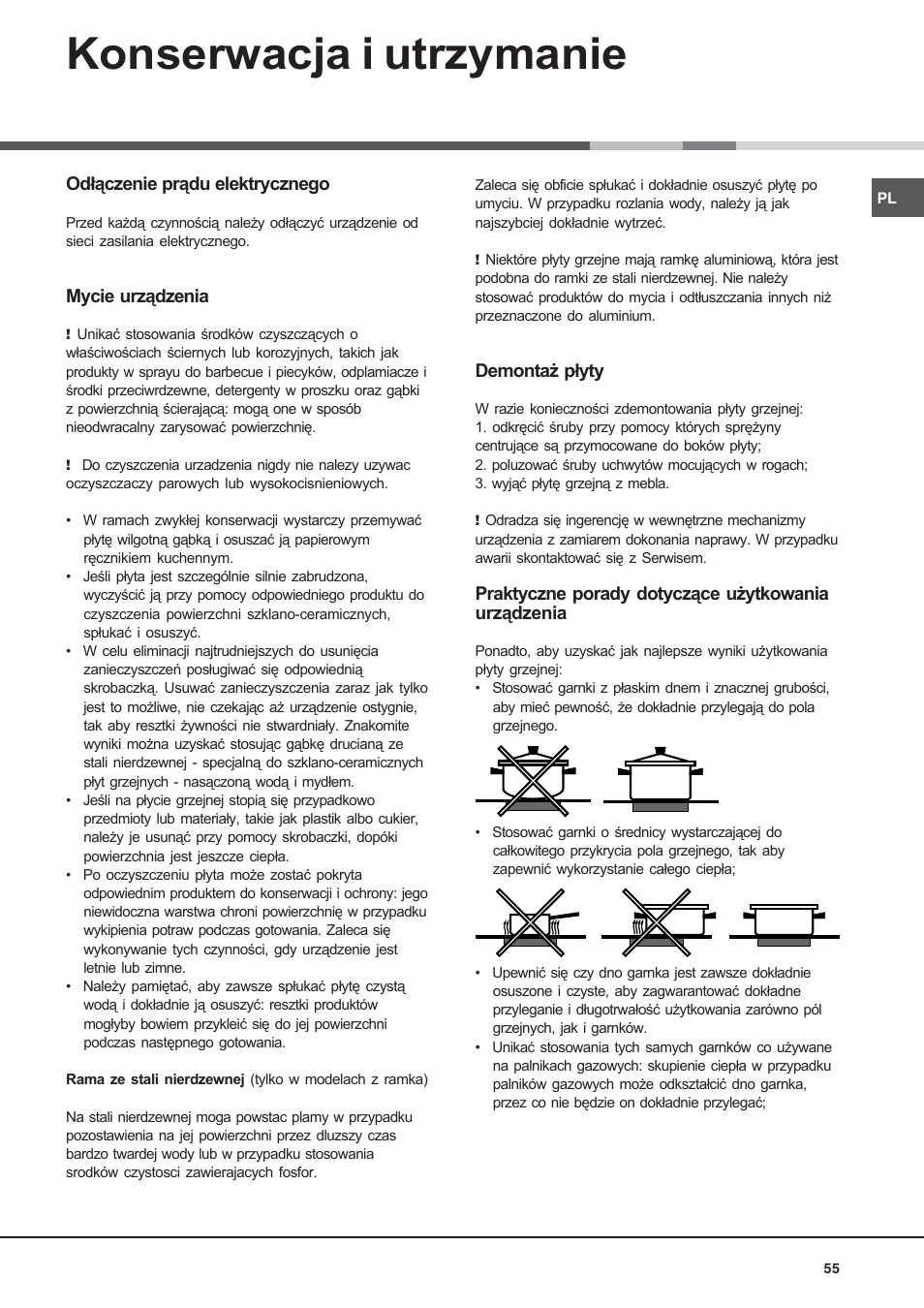 Hotpoint Ariston KRM 640 X User Manual | Page 55 / 72