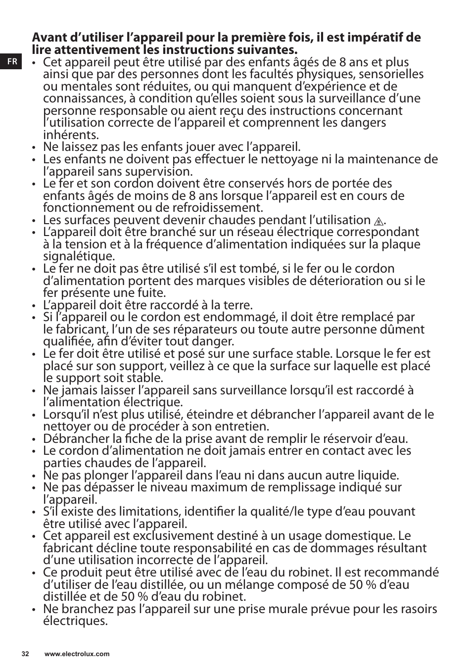 Electrolux EDB6120 User Manual | Page 32 / 96