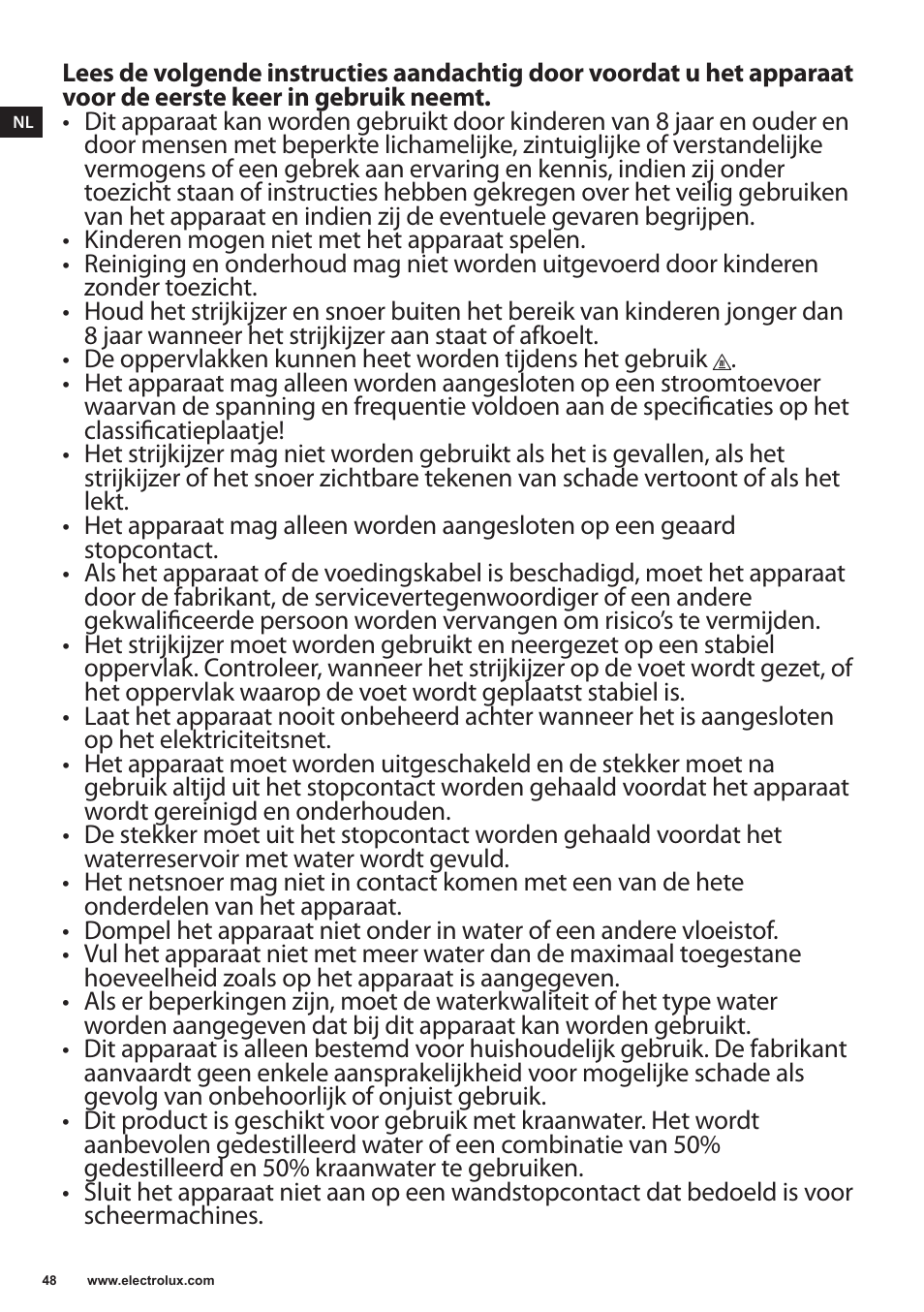 Electrolux EDB6120 User Manual | Page 48 / 96