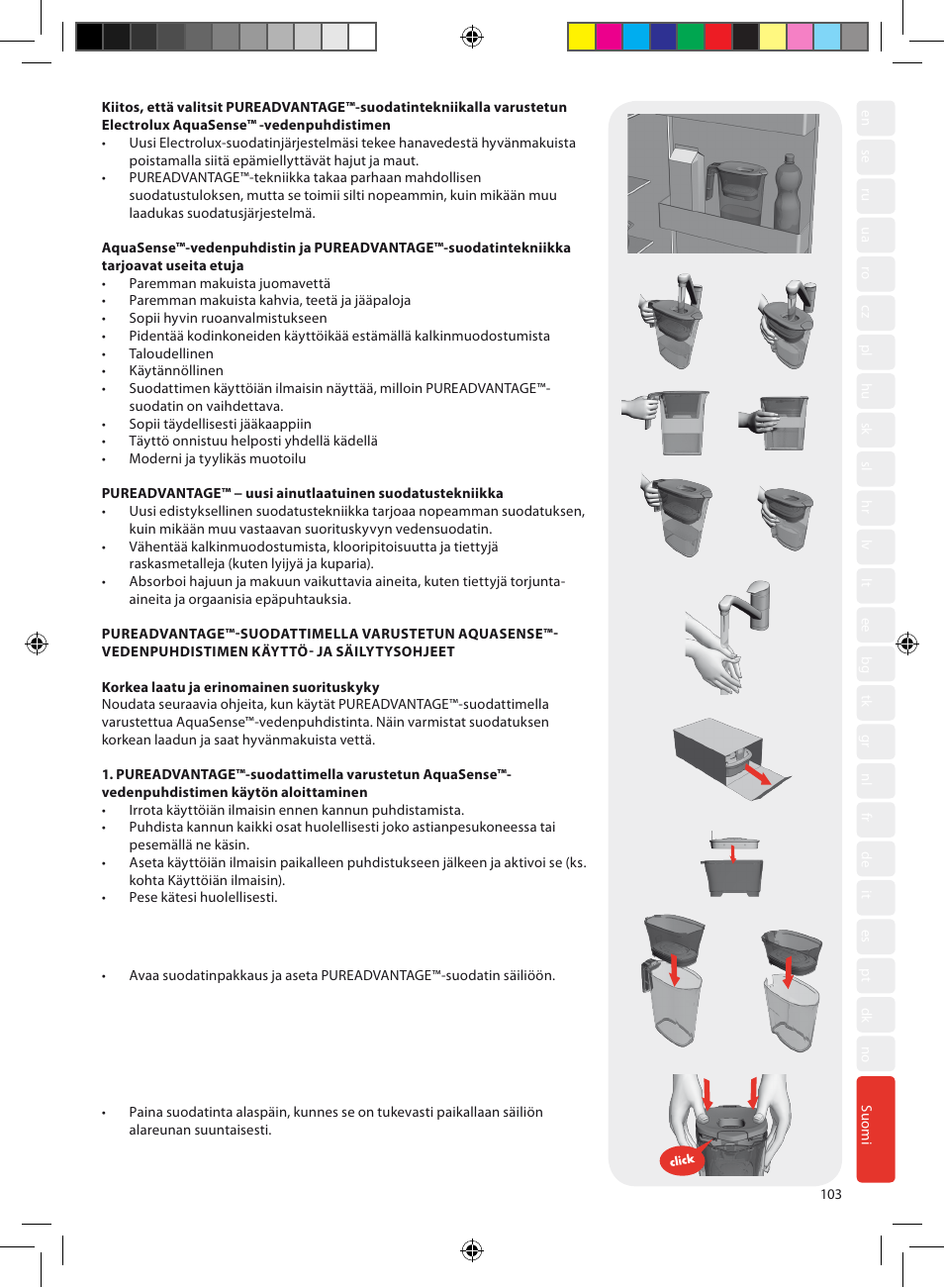 Electrolux EWFSJ4 User Manual | Page 105 / 112