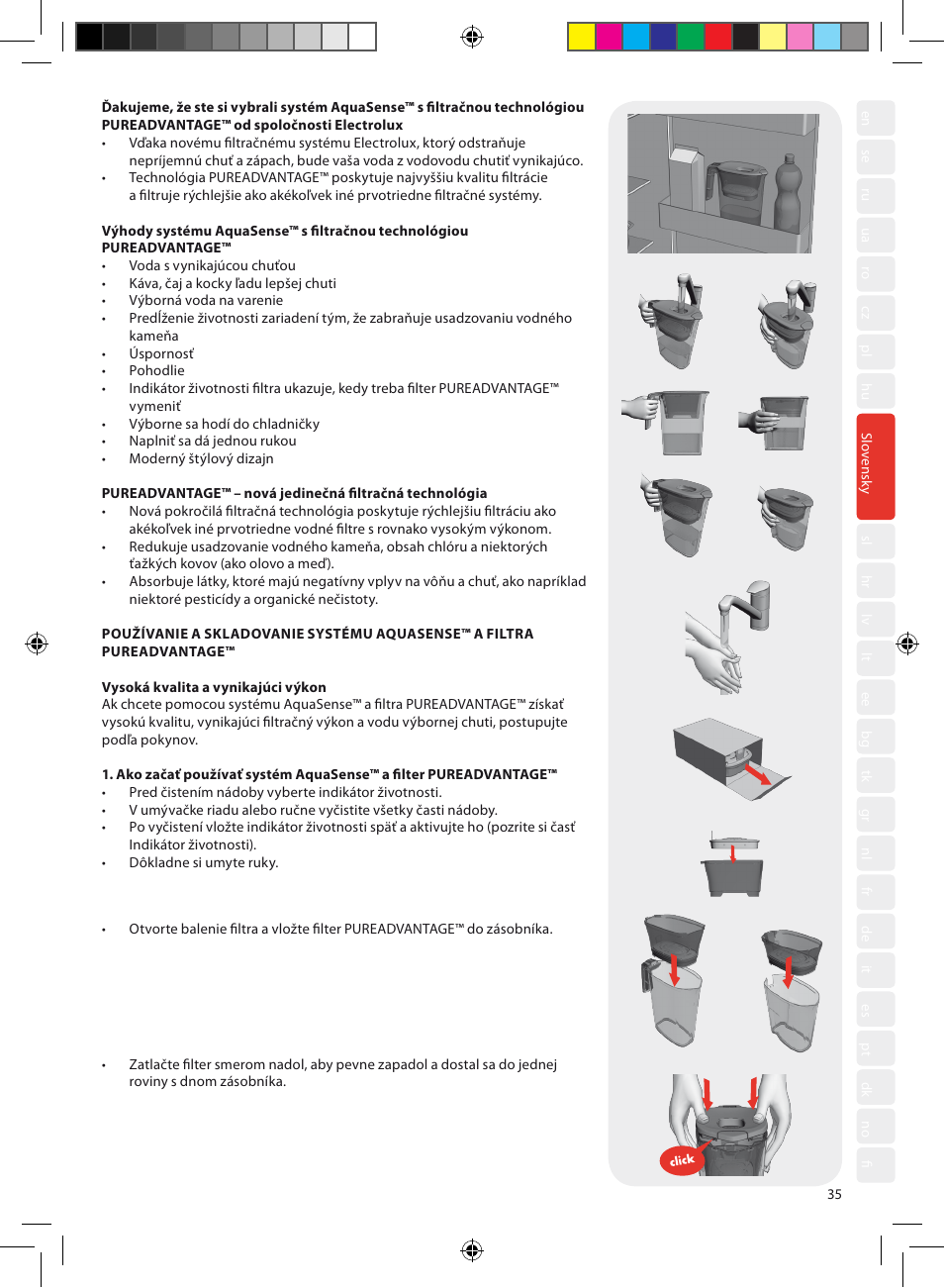 Electrolux EWFSJ4 User Manual | Page 37 / 112