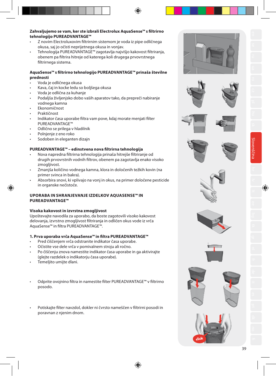 Electrolux EWFSJ4 User Manual | Page 41 / 112