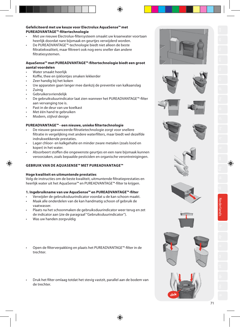 Electrolux EWFSJ4 User Manual | Page 73 / 112