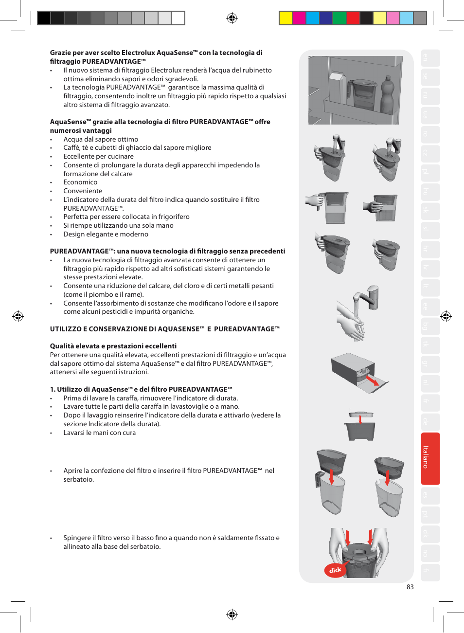 Electrolux EWFSJ4 User Manual | Page 85 / 112