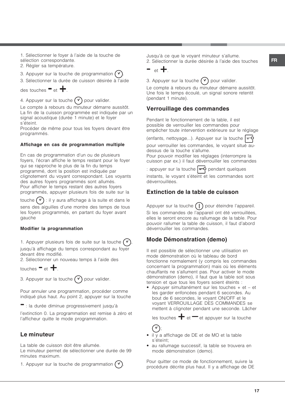 Hotpoint Ariston KIC 631 T X User Manual | Page 17 / 56