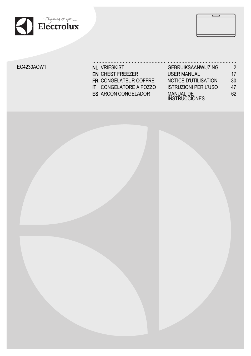 Electrolux EC4230AOW1 User Manual | 76 pages