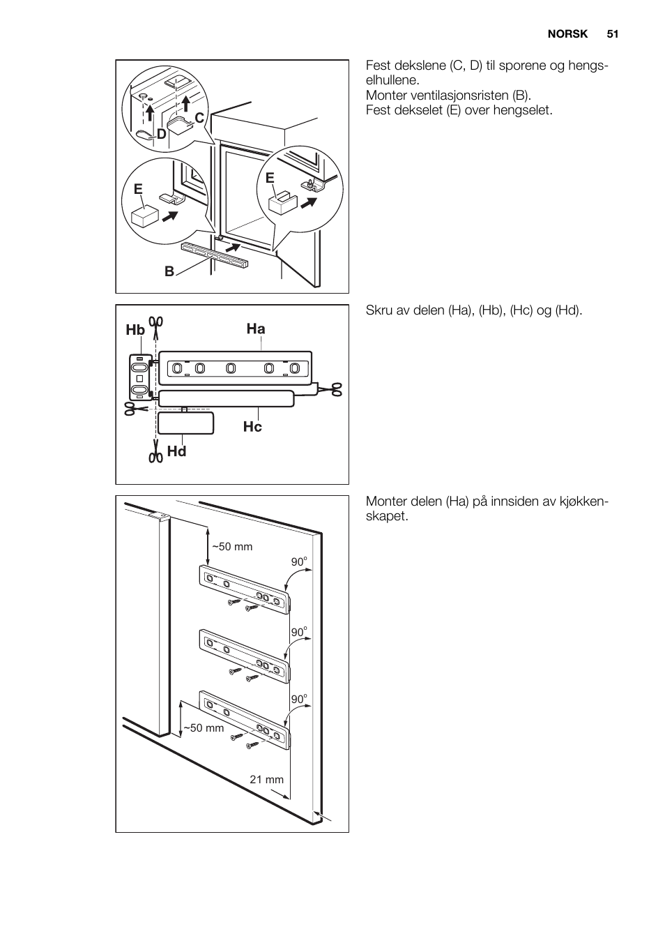 Eb d c | Electrolux EUN2243AOW User Manual | Page 51 / 76