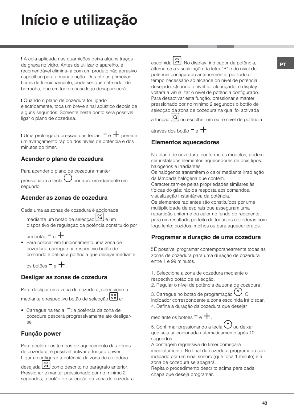 Início e utilização | Hotpoint Ariston KRC 640 B  EU User Manual | Page 43 / 84