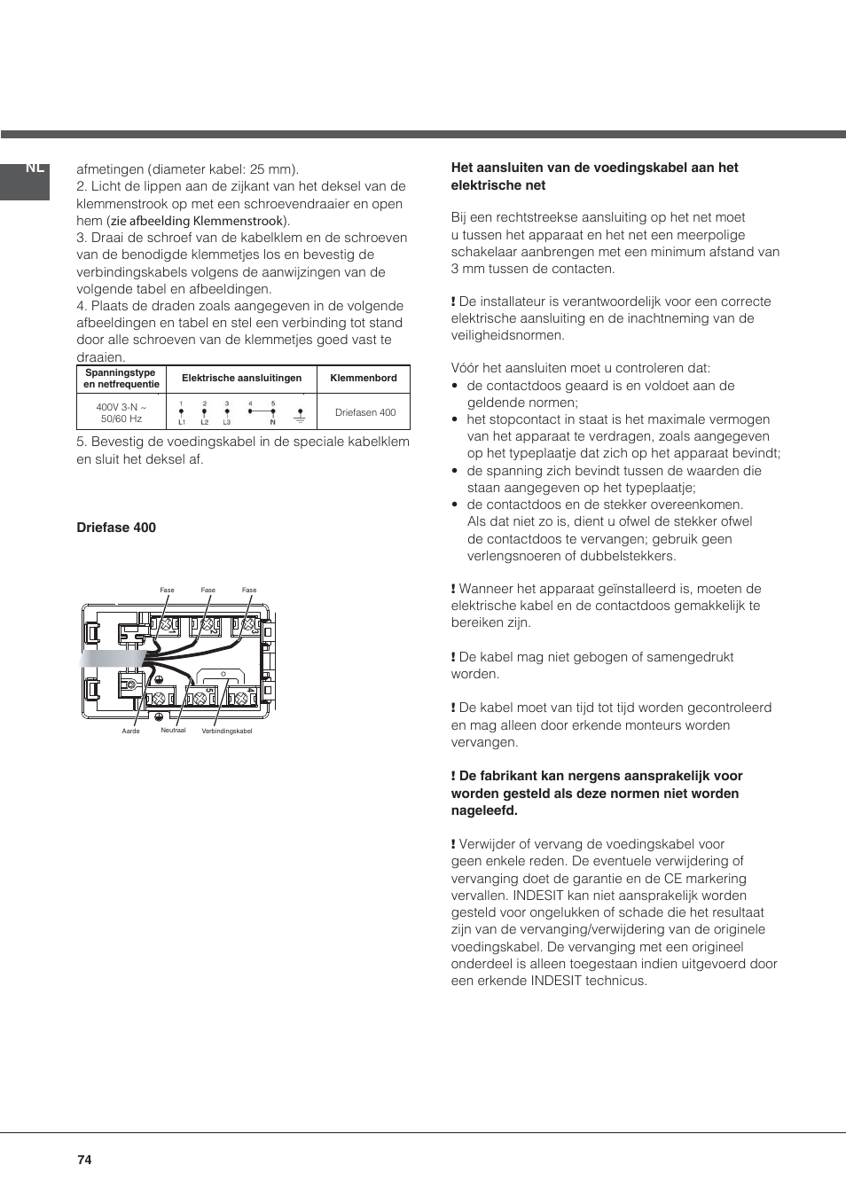 Hotpoint Ariston KRC 640 B  EU User Manual | Page 74 / 84