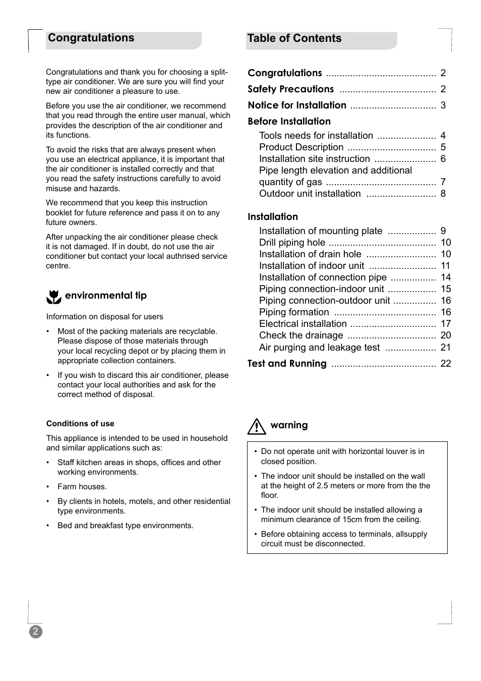 Electrolux EXM24HV1WE User Manual | Page 2 / 90