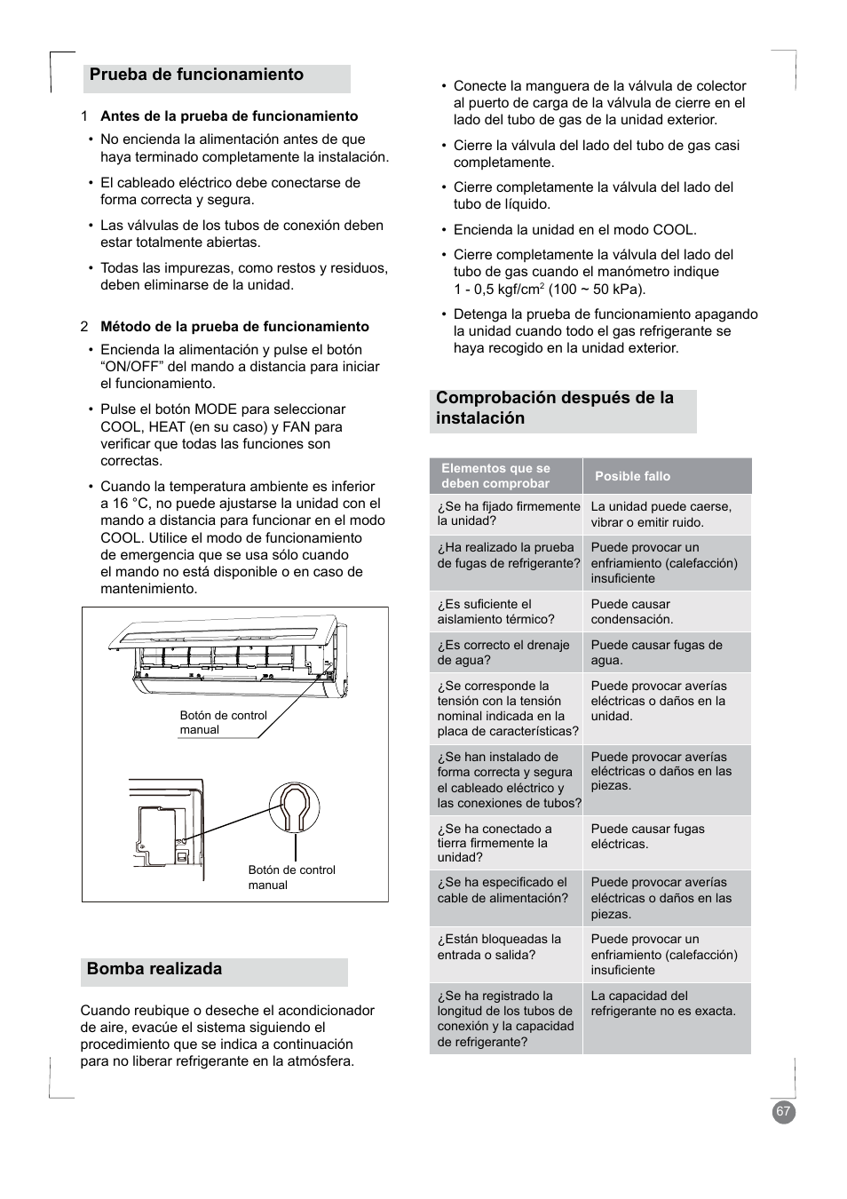 Electrolux EXM24HV1WE User Manual | Page 67 / 90