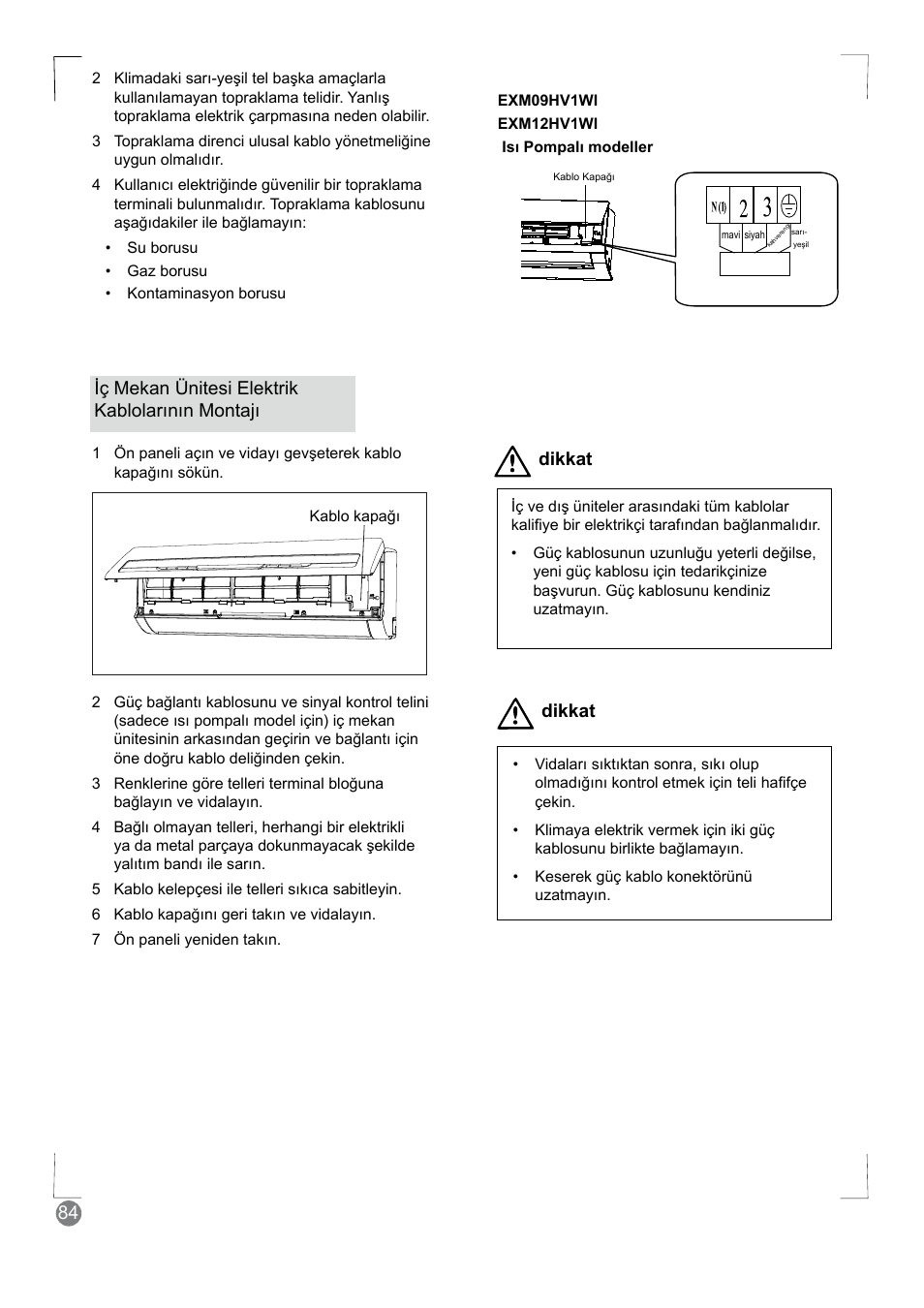 Electrolux EXM24HV1WE User Manual | Page 84 / 90